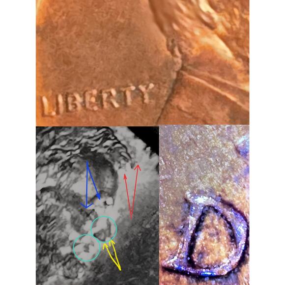 1993D Lincoln Cent Doubled Double Die Ear Xtra VDB Phantom Images Die Clash READ - Picture 8 of 10